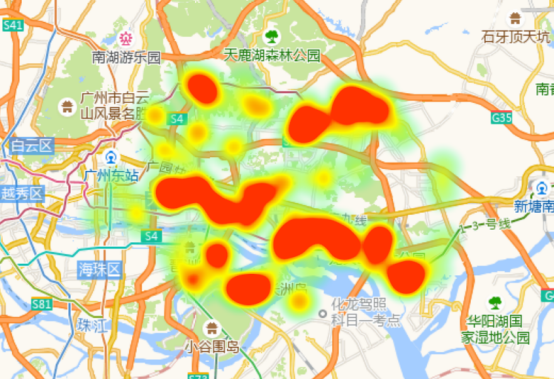 动态热力图展示夜间血压异常高峰区域