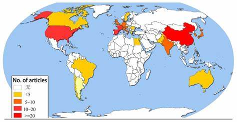 2023年欧洲儿童肝炎病例分布热力图 2023年欧洲儿童肝炎病例分布热力图