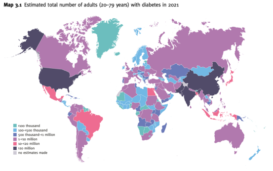 全球肥胖与糖尿病发病率叠加地图