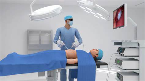 手术室内腹腔镜设备特写 手术室内腹腔镜设备特写