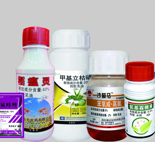 涉事农药“灭虱灵”真伪包装对比,右侧为黑作坊仿制品 涉事农药“灭虱灵”真伪包装对比,右侧为黑作坊仿制品